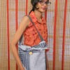 STRIPED PATCH BAG