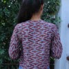 HIGH NECK IKAT CROP TOP - Image 2