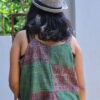 PATCHWORK SLEEVELESS JACKET - Image 4