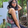PATCHWORK SLEEVELESS JACKET - Image 3